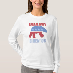 Obama Biden Polar Bear Womens Hoodie T-Shirt