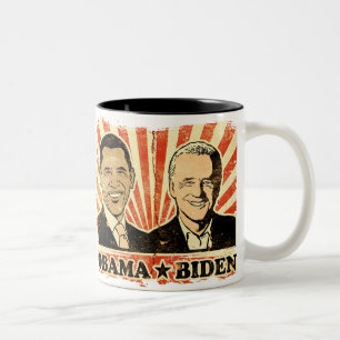 Obama Biden Portraits Mug
