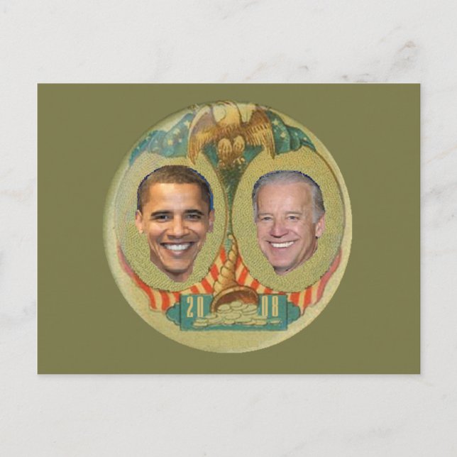 Obama Biden Postcard (Front)