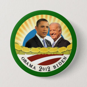 Obama & Biden Sunshine 7.5 Cm Round Badge