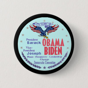 Obama Biden Ticket Button
