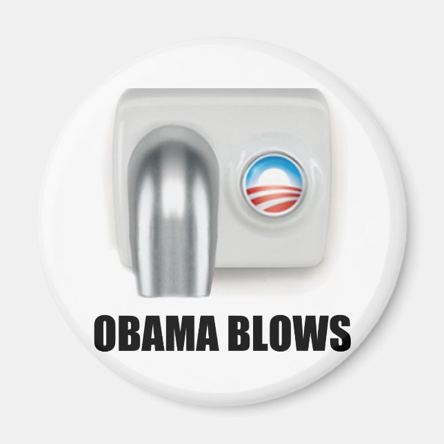 Obama Blows Magnet (Front)