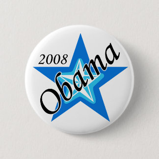 Obama Blue Star Button