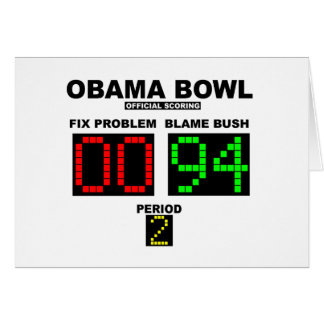 Obama Bowl - Official Scoring
