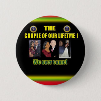 OBAMA BUTTONS! 6 CM ROUND BADGE