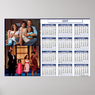 OBAMA CALENDAR POSTER