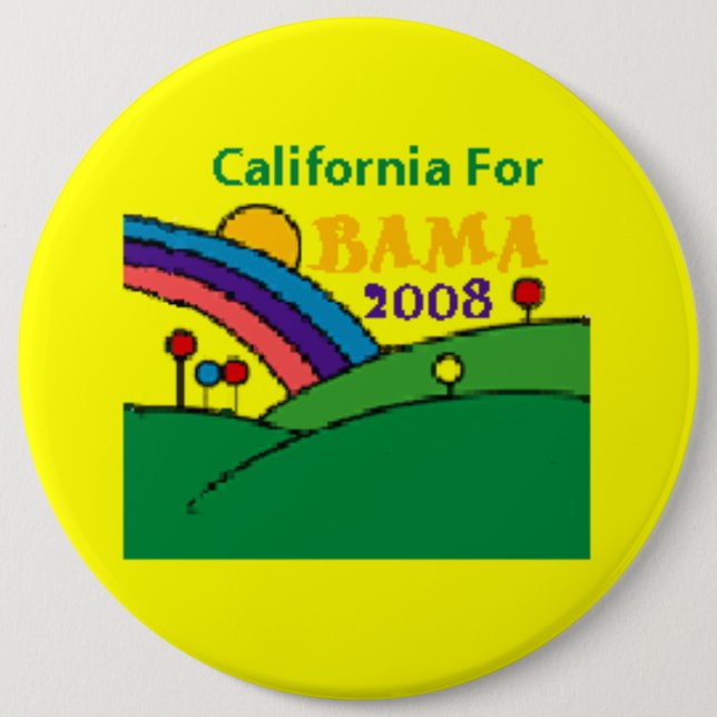 Obama California Button (Front)