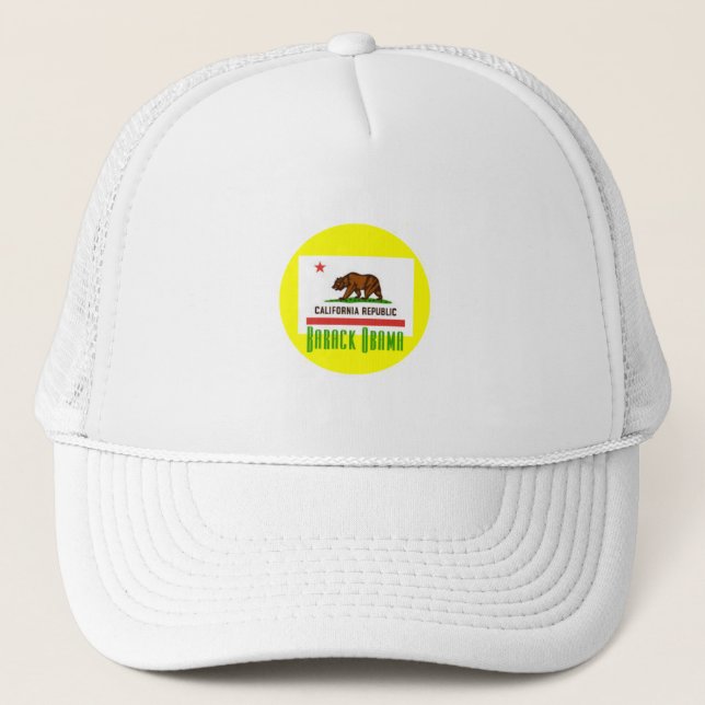 Obama California Flag Hat (Front)