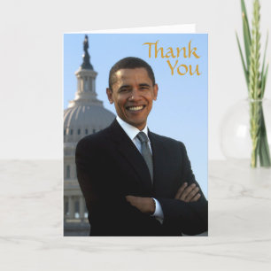 Obama Card, Thank You Card
