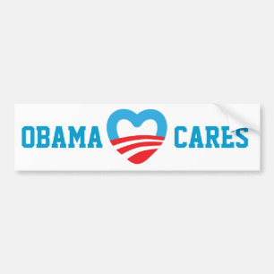 Obama Cares Bumper Sticker