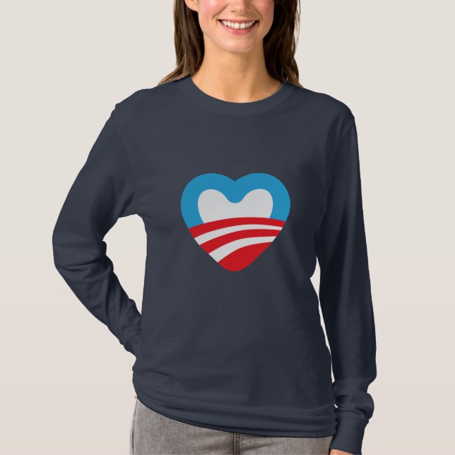 Obama Cares T-Shirt (Front)
