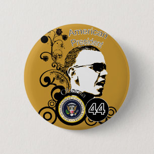 Obama Change BackGround Colour 6 Cm Round Badge