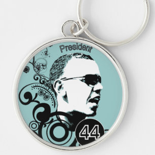 Obama Change BackGround Colour Key Ring