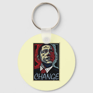Obama Change Key Ring