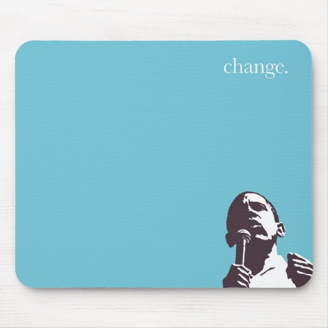 Obama: Change Mouse Pad (Front)