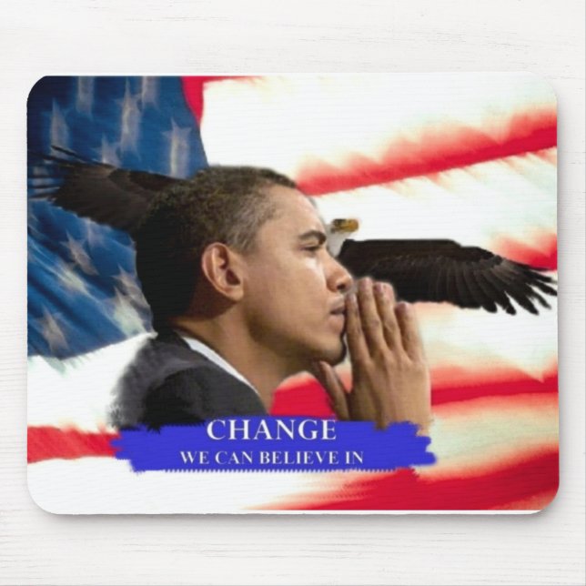 Obama Change Mouse Pad (Front)