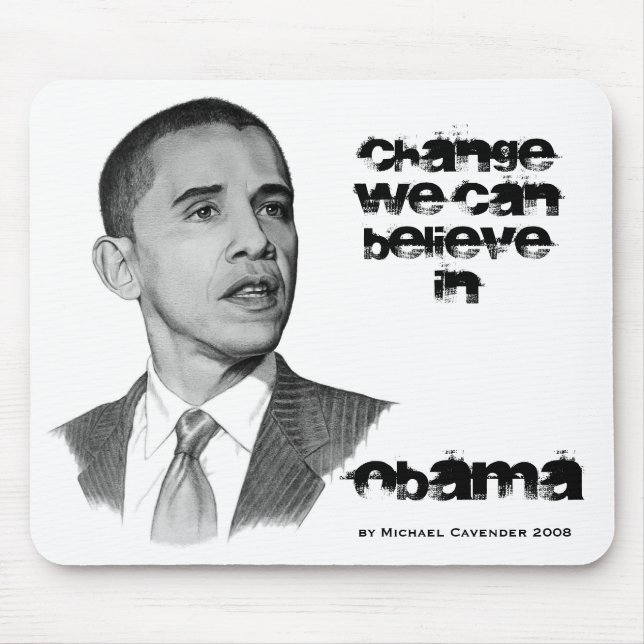 OBAMA Change Mousepad (Front)