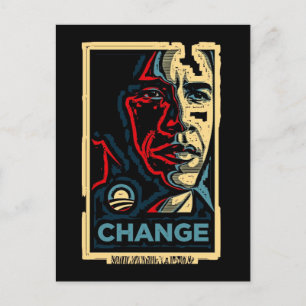 Obama Change Postcard