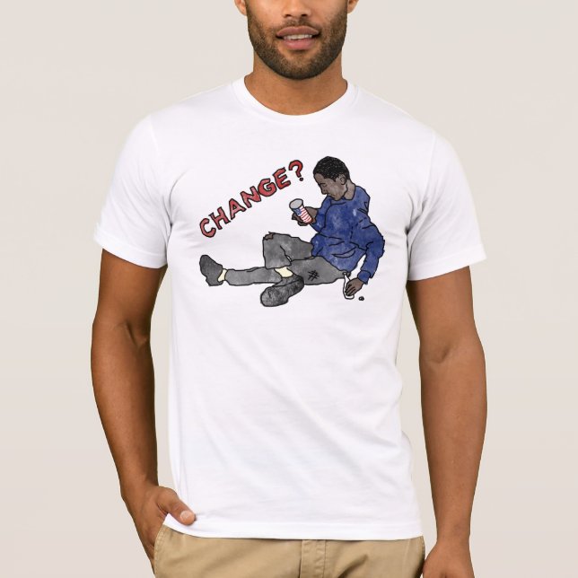 Obama Change? T-Shirt (Front)