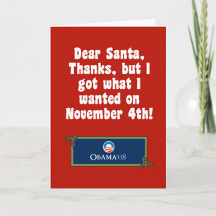 Obama Christmas Card