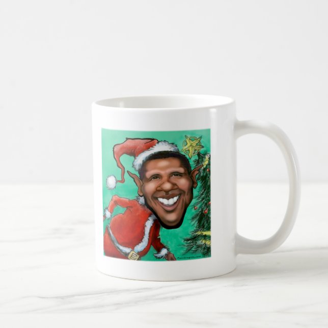 Obama Christmas Coffee Mug (Right)