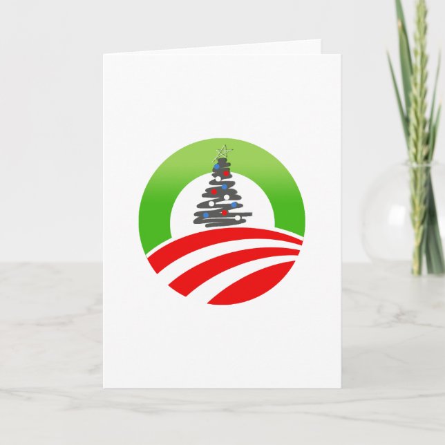 Obama Christmas Holiday Card (Front)