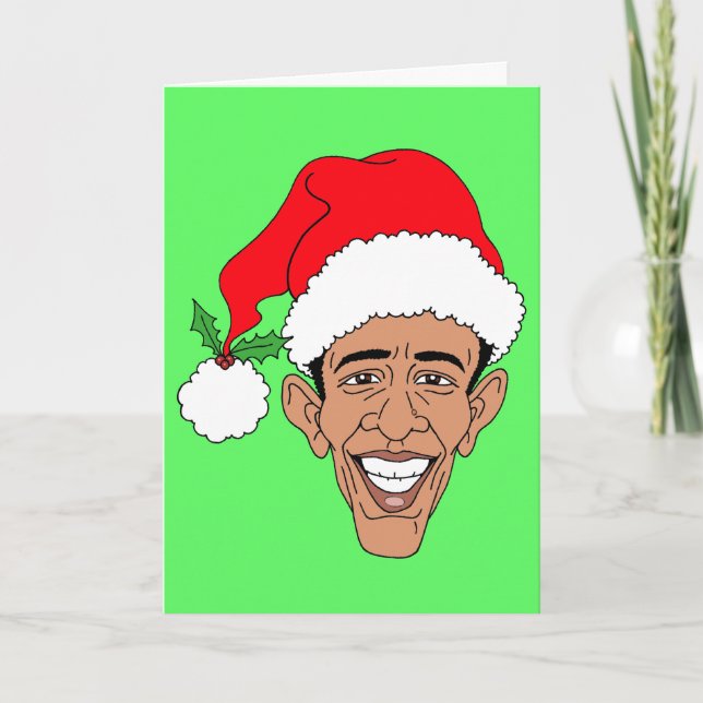 Obama Claus Holiday Card (Front)