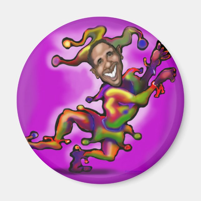 Obama Clown Magnet (Front)