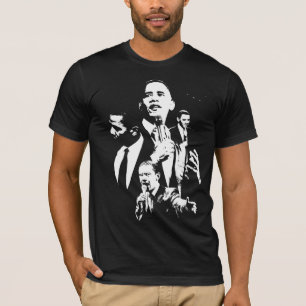 Obama Collage by akamundo T-Shirt