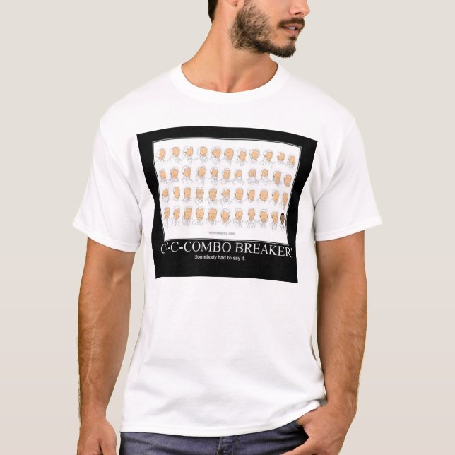 obama combo breaker motivational T-Shirt (Front)