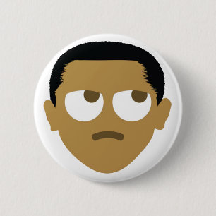 Obama Emoji POTUS 6 Cm Round Badge