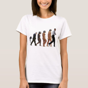 OBAMA EVOLUTION OF MAN TSHIRT - Customised
