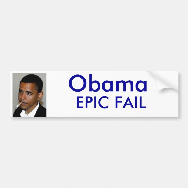 Obama Fail Bumper Sticker (Front)