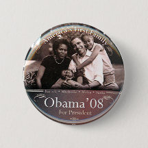 Obama Family - Button