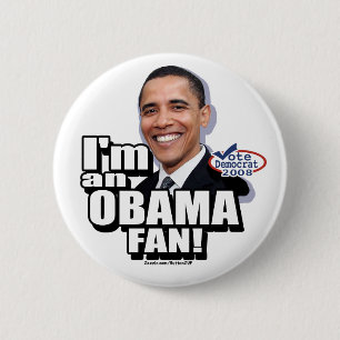 Obama Fan Button
