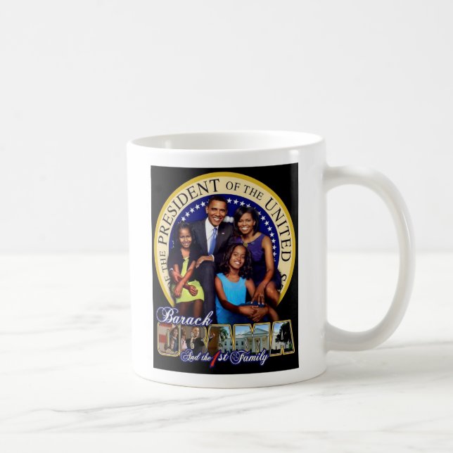 Obama first family mug (Right)