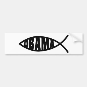 Obama Fish Bumper Sticker