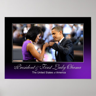 Obama Fist Bump Poster