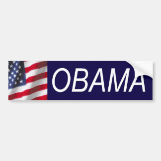 Obama, flag, bumper sticker - Customised