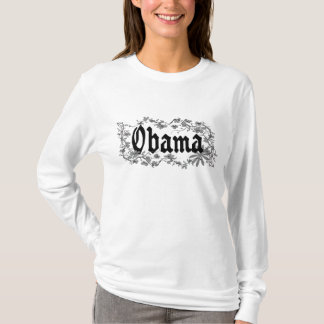 Obama Floral Gothic Womens Hoodie Shirt