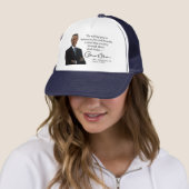 Obama for Biden Harris 2020 Election DNC Speech Trucker Hat (In Situ)