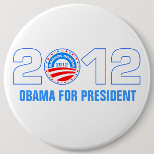 Obama For President 2012 6 Cm Round Badge