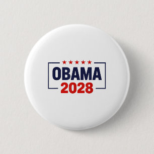 Obama For President 2028 Obama 2028 6 Cm Round Badge