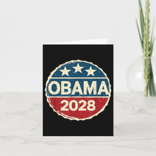 Obama For President 2028 Obama 2028 Card