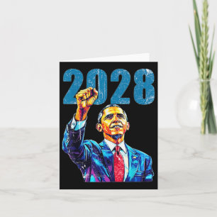 Obama For President 2028 Obama 2028 Card