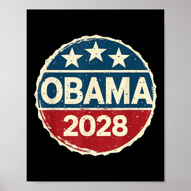 Obama For President 2028 Obama 2028  Poster (Front)