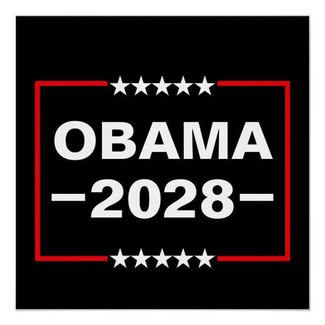 Obama for President 2028 Poster (Front)