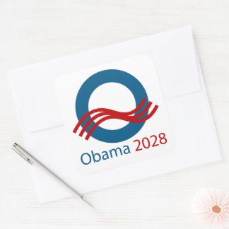 Obama for President 2028 Square Sticker