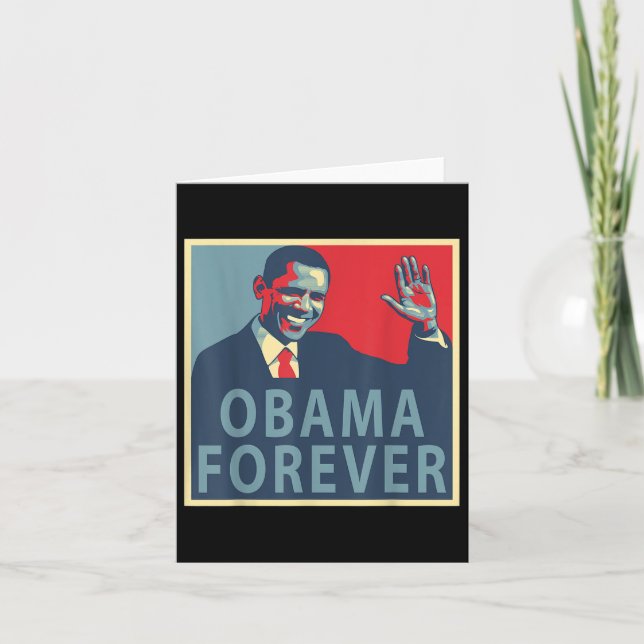 Obama Forever Barack President 44  Card (Front)