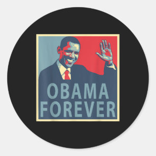 Obama Forever Barack President 44 Classic Round Sticker
